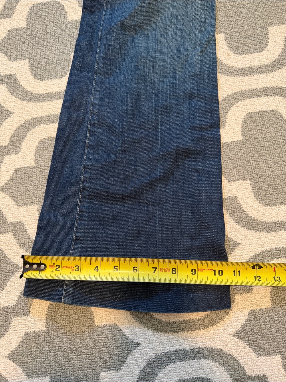 Citizens of Humanity Faye #003 low waist full leg stretch flare denim 31” inseam - Picture 7 of 12